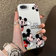 Plating Metal IMD Case For OPPO A3S A12E Phone Cases Casing Solid Color Silicone Cover 7019 CY