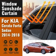 For Kia Forte Sedan K3 YD 2014-2018 Car Sunshade Magnetic Front Windshield Frame Curtain Rear Side W