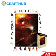 Crafthub คุณจะ Not Pass - The Lord Of The Ring แสดงภาพเหมือน | เกมกระดานตัวต่อจิกซอว์ไม้คุณภาพสูงหนา