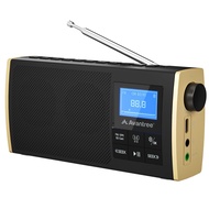 Avantree Soundbyte T Portable FM Radio with Bluetooth Speaker, Bluetooth Audio for Wireless Headphon