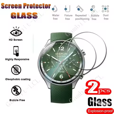 2PCS 9H Tempered Glass Screen Protector For OnePlus Watch 2R Smart Watch One Plus Watch2R Watch2 2 R