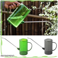 REFINEMENT 1Pcs Watering Can, 1L/1.5L Flowers Flowerpots Watering Kettle, Removable Long Spout Large Capacity Measurable Gardening Watering Bottle Home Office Outdoor Garden Lawn