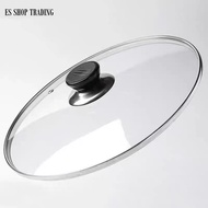 Frying Pan Frying Wok Glass Lid [26cm/27cm/28cm/32cm/34cm]/WOK LID GLASS 26CM~34CM