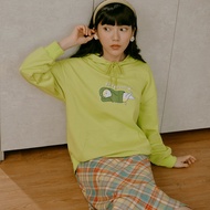 OB Miss Cat.cotton Hooded T Orange Cat Print Top < IC0019 > Large Size/Women's Clothing/