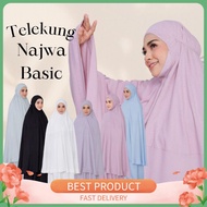 comfort ✶NEW ARRIVAL Telekung Najwa Basic Hanna Mirae NO BOX NO TASBIH TELEKUNG UNTUK SOLAT DI RUMAH