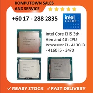 Intel Core i3 i5 3th Gen and 4th CPU Processor i3 - 4130 i3 - 4160 i5 - 3470