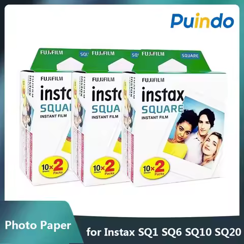 Original Fujifilm Instax Square Film Instant Photo Paper 10-100pcs for Fuji SQ1 SQ6 SQ10 SQ20 Camera