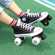 2.15ระบายอากาศได้ดี ผ้าใบ Roller Skates ผู้ใหญ่คู่แถวล้ออินไลน์สเก็ตสเก็ตน้ําแข็ง Rink เด็ก Roller ส