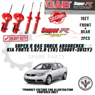 KIA FORTE 1.6 / 2.0 (FRONT 2PCS REAR 2PCS 1SET 4PCS)GAB SUPER R SPORT PREMIUM HEAVY DUTY GAS SHOCK ABSORBER