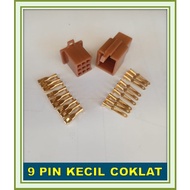 9 PIN SOCKET SMALL BROWNSkun 9 PIN CABLE SOCKET/ SMALLSkun SMALL 9 PIN CABLE CONNECTOR/