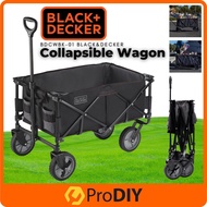 BLACK + DECKER Outdoor Trolley Outdoor Foldable Wagon Trolley Camping Wagon Tool truck portable Shop