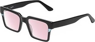 Reptile Leatherback Pink FL-41 Reading Glasses Mens Womens Blue Light Sensitivity Migraine Glasses F