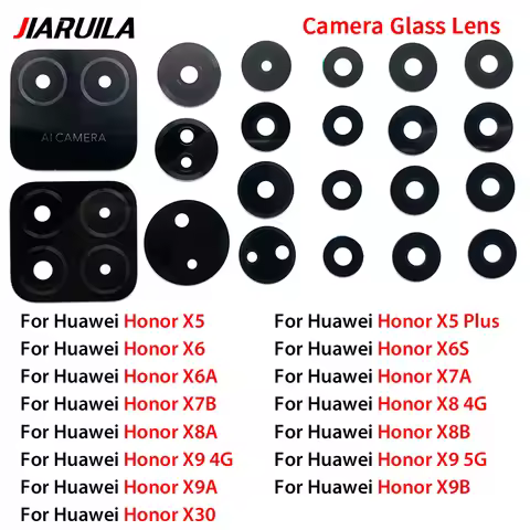 10 PCS Camera Glass For Huawei Honor X5 X6 X6S X6A X7A X7B X8 4G X8A X8B X9 4G X9 5G X30 X9A X9B Rea
