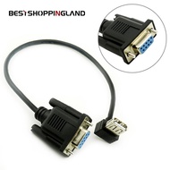 9.8inch/25cm RS232 DB9 Female To USB 2.0-Female Serial Cable-Adapter Converter