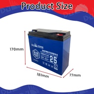 DongJin Power Ebike Battery 60V25AH Compatible with 60V20AH Deep Cycle Lead Acid