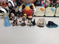 迪士尼 小木偶 小仙子 爺爺 仙子 鯨魚 🐳 金魚 木偶奇遇記 小木偶公仔 迪士尼扭蛋 扭蛋  皮諾丘  Pinocchio The Adventures of Pinocchio figaro 匹諾