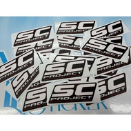 Sticker SC Project advanced exhaust technology