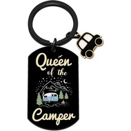 Hadiah Perkhemahan untuk Wanita Gantungan Kunci Camper Hadiah Rv untuk Camper Aksesori Perkhemahan y
