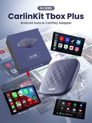 Carlinkit串流Ai盒(EAU版本適用於歐洲和亞洲國家) CarPlay Ai電視盒安卓13無線汽車播放Android Auto多媒體盒子用於IPTV 4GLTE。