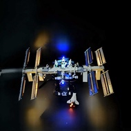 DIY Building Block Lighting International Space Station Compatible with Lego 21321 Building Block LE