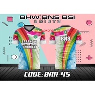 【Ready Stock】New BHW BNS BSI Tshirt for Woman and Men Jersey Sublimation T-shirts(CODE:BAR-43)