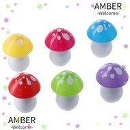 AMBER Ball Pen, Bule Ink 30Pcs Mushroom Ballpoint Pen, Retractable Journaling