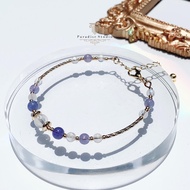 Tanzanite, Moonstone & 14k Gold Filled Bracelet | Crystal Bracelet | Beads Bracelet