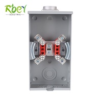 Pangkalan Meter 200A/4J Terbenam Persegi Gaya Amerika