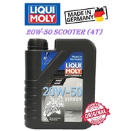 Liqui Moly (20W-50)  Street 1.0L  **100% ORIGINAL** Engine Oil Motor Made in Germany / Minyak Hitam Motorcycle