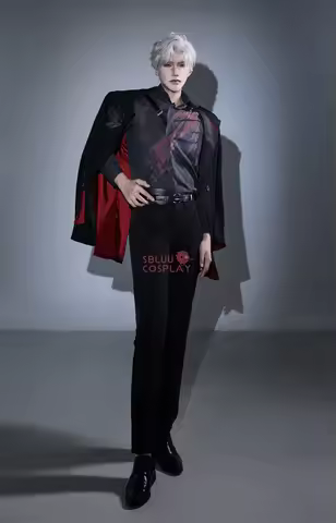 SBluuCosplay Sylus Cosplay Costume Game Love and Deepspace Cosplay Men Suit Relentless Conqueror Syl