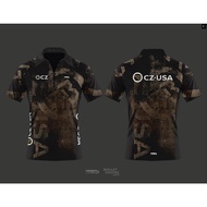 3D rendering design CZ-USA boutique 3D zipper polo shirt (brand new custom name)