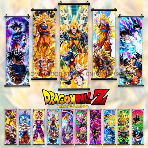 Dragon Ball Poster Anime Son Goten Painting Gohan Wall Art Goten Wallpaper Jiren Home Decorative Bel