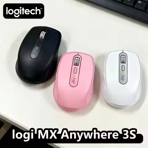 Logitech MX Anywhere 3S Wireless Mouse, MagSpeed Wheel, Logi Bolt, 3-Device, Mac/Laptop Logitech Mou