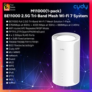 Cudy M11000(1-pack/2-pack) - BE11000 2.5G Tri-Band Mesh Wi-Fi 7 System