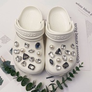 Crocs Charms Shoe Accessories Cross Chain Crystal Diamond Shoe Buckle Diy Detachable Shoe Buckle for Crocs
