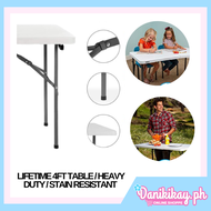 DANIKIKAY.PH LIFETIME 4FT TABLE / HEAVY DUTY / DURABLE / STAIN RESISTANT / EASY TO CLEAN / DENT-RESI