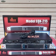PROMO- EQUALIZER DBX EQX 215 OUTPUT SUB 2X15 BAND STEREO