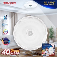 RACER โคมไฟอัจฉริยะสั่งงานด้วยเสียงรุ่น จีซู 40 วัตต์ (HIGH LUMEN) ถูกสุด