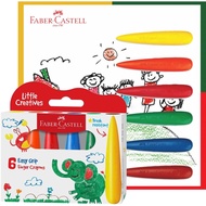 Faber Castell First Grip Crayon Children Crayon Set of 6 Radierbare Malkreiden