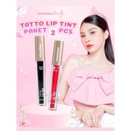 Vloowless Bundle 2 pcs - Lip Tint Tattoo Liptint Waterproof Tahan Lama Long Wearing