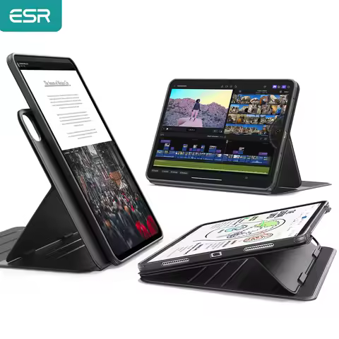 ESR for iPad Pro 13 Inch Case (M5/M4) Rotating Case with Removable Magnetic Cover Shift Series for i