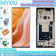 ต้นฉบับ6.67 AMOLED หน้าจอสัมผัส LCD สำหรับ ZTE Axon 40 Pro 5G กับกรอบประกอบเข้ากันได้กับ ZTE Axon 40