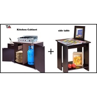 COMBO SALES - SIDE TABLE MODI OAK + KITCHEN CABINET