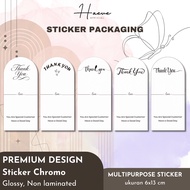 Sticker Packaging Thank You Sticker Label Thankyou Sticker Chromo Thank You Sticker Seal Sticker Tha