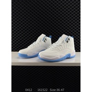 Air 12 Retro "Melo" replika atas tinggi putih dan perak biru AJ12 Jordan 12 generasi aj12 Joe 12 Gao