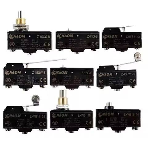 1PCS Z-15G-B Silver contact Limit Switch Travel Switch Micro Switch Z-15GQ-B,Z-15GQ22-B,Z-15GW22-B,Z