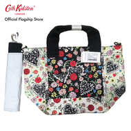 Cath Kidston Small Bonded Tote (30yrs Rose) Green กระเป๋าพกพา กระเป๋าถือ กระเป๋าแคทคิดสตัน กระเป๋าสะพายข้าง กระเป๋าสะพายไหล