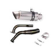 คอท่อ Yamaha Nmax 155 2025 วัสดุแสตนเลสเกรด304 + ปลายท่อ Akrapovic ฟรีแคทลดเสียง