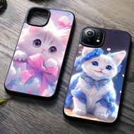 HP Cheline (SS 34) Sofcase-Hardcase 2D Glossy Glossy/Flash Cat Motif CUTE Cool Unique CUTE For All Types Of Android Phones Xiaomi Redmi Mi Vivo Oppo Samsung Realme Infinix Iphone Phone Case Latest Case-Unique Case--Mobile Phone Protector-Case Latest-cool