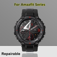 2/3/5/10 PCS For Amazfit T-Rex Pro GTR 2 GTR2 2e 42mm 47mm Stratos 3 Plus Verge Lite Nexo Screen Protector Soft TPU Hydrogel Film -Not Glass